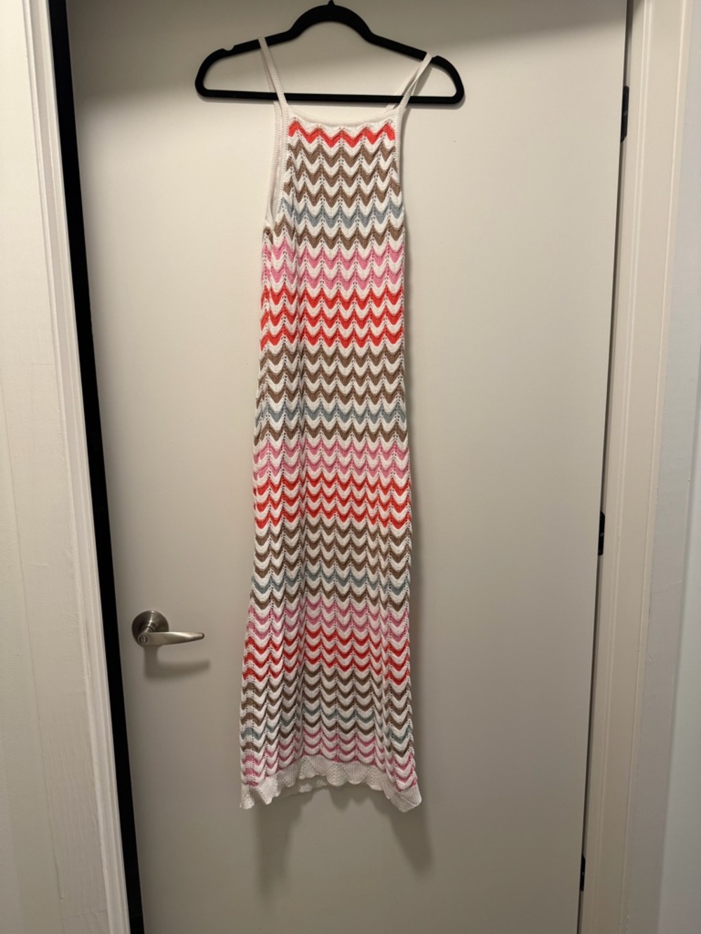 Z Supply Crochet Colorful Midi Dress